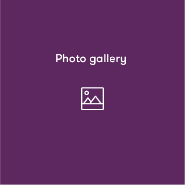 Purple photo gallery thumbnail with white text and image icon for Evergreen community by AVJennings located in Spring Farm, NSW 2570. Houses for sale spring farm, house and land packages Spring Farm. 
