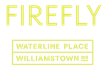Firefly Townhomes logo for Waterline place by AVJennings in Williamstown, VIC 3016. Townhouses for sale in Williamstown. 
